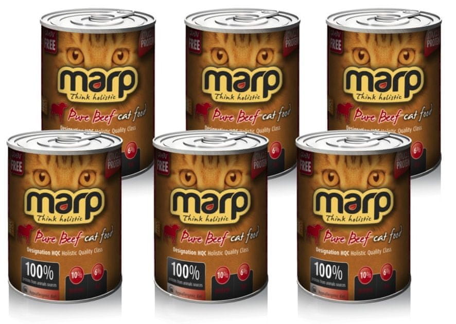 Marp Pure Beef Cat 6 x 400g